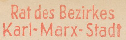 Meter Cut Germany / Deutsche Post 1967 Karl Marx - Philosopher - Writer - Socialist - Scrittori