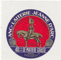 G G 247 /  ETIQUETTE DE FROMAGE  LAITERIE JEANNE D'ARC S  L  P  R.  ARGENT  CHER - Formaggio