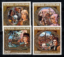 République Centrafricaine 1985 Mi. 1194-1197 Neuf ** 100% Christophe Colomb - Central African Republic