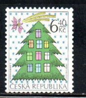 CZECH REPUBLIC CECA REPUBBLICA CZECHOSLOVAKIA 2002 CHRISTMAS NATALE NOEL WEIHNACHTEN NAVIDAD 6.40k MNH - Neufs