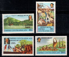 République Centrafricaine 1978 Mi. 555-558 Neuf ** 100% James Cook - Centrafricaine (République)