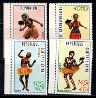 République Centrafricaine 1971 Mi. 230-233 Neuf ** 100% DANSER - Centrafricaine (République)