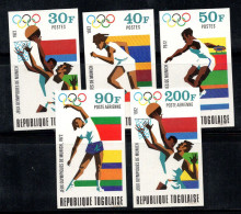 Togo 1972 Mi. 930B-934B Neuf ** 100% Poste Aérienne Jeux Olympiques - Togo (1960-...)