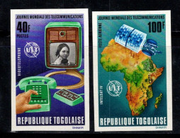 Togo 1972 Mi. 927B-928B Neuf ** 100% Poste Aérienne Télécommunication - Togo (1960-...)