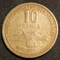 RARE - DJIBOUTI - 10 FRANCS 1965 - KM 11 - COTE FRANÇAISE DES SOMALIS - Gibuti