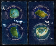 Île De Pitcairn 2008 Mi. 749-752 Neuf ** 100% Carte, Imagerie Satellite - Pitcairninsel