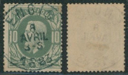 émission 1869 - N°30 Obl Simple Cercle "Engis".  // (AD) - 1869-1883 Leopold II