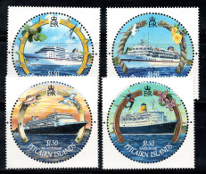 Île De Pitcairn 2001 Mi. 576-579 Neuf ** 100% Navires De Croisière - Pitcairn Islands