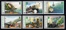 Île De Pitcairn 1996 Mi. 469-474 Neuf ** 100% Navire, Paysages - Pitcairn