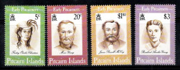 Île De Pitcairn 1994 Mi. 428-431 Neuf ** 100% Les Célébrités, Les Premiers Résidents - Pitcairn Islands