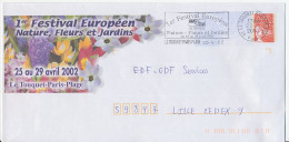 Postal Stationery / PAP France 2002 European Flower Festival - Sonstige & Ohne Zuordnung