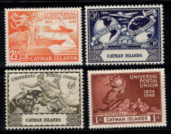 Îles Caïmanes 1949 Mi. 119-122 Neuf ** 100% UPU - Iles Caïmans