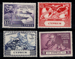Chypre 1949 Mi. 159-162 Neuf ** 100% UPU - Zypern (...-1960)
