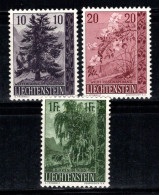 Liechtenstein 1957 Mi. 357-359 Neuf * MH 100% Arbres, Faune - Ongebruikt