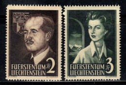 Liechtenstein 1955 Mi. 332-333 Neuf * MH 100% Débat Télévisé - Unused Stamps