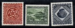 Liechtenstein 1953 Mi. 319-321 Neuf * MH 100% Musée, Vaduz - Nuevos