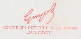 Meter Cut Netherlands 1995 Royal Institute Of Deaf - H.D. Guyot - Handicap