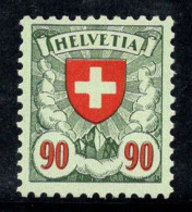 Suisse 1924 Mi. 194y Neuf * MH 100% 90 C, ARMOIRIES - Ungebraucht