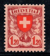 Suisse 1924 Mi. 195y Neuf * MH 100% 1.20 FR, ARMOIRIES - Ungebraucht