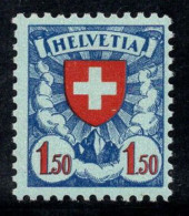 Suisse 1924 Mi. 196z Neuf * MH 100% 1.50 FR, ARMOIRIES - Ungebraucht