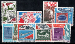 Mali 1978 Mi. 653-654,665-670 Neuf ** 100% Poste Aérienne Jeux, Aristote, Avions - Mali (1959-...)