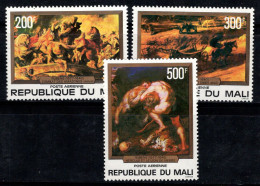Mali 1978 Mi. 615-617 Neuf ** 100% Poste Aérienne Rubens, L'art - Malí (1959-...)