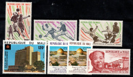 Mali 1977 Mi. 604-610 Neuf ** 100% Poste Aérienne Football, Mao, Jérusalem - Mali (1959-...)
