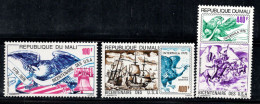 Mali 1976 Mi. 532-534 Neuf ** 100% Poste Aérienne Aigle, Indépendance - Malí (1959-...)