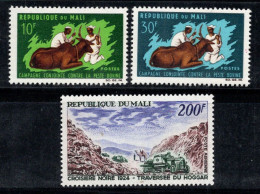 Mali 1967 Mi. 138-140 Neuf ** 100% Poste Aérienne Animaux, Montagnes Du Hoggar - Malí (1959-...)