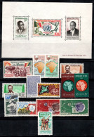 Mali 1961-62 Mi. Bl. 1, 29,45-57 Neuf ** 100% ONU, Lumumba, Espace - Malí (1959-...)