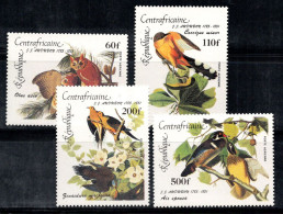 République Centrafricaine 1985 Mi. 1094-1097 Neuf ** 100% Poste Aérienne Oiseaux - Centrafricaine (République)