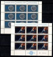 Yougoslavie 1980 Mi. 1828-1829 Mini Feuille 100% Neuf ** Europe Cept - Blocs-feuillets