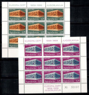 Yougoslavie 1969 Mi. 1361-1362 Mini Feuille 100% Neuf ** Europe Cept - Hojas Y Bloques