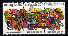 Malaisie 1971 Mi. 83-85 Neuf ** 100% ASEAN, Tourisme - Malasia (1964-...)