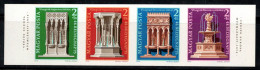 Hongrie 1975 Mi. 3060B-3063B Neuf ** 100% Non Dentelé Monuments Européens - Unused Stamps