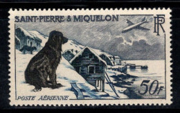 Saint-Pierre-et-Miquelon 1957 Yv. 24 Neuf ** 100% Poste Aérienne 50 F, Chien - Neufs