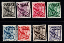 Saint-Pierre-et-Miquelon 1938 Yv. 32- Neuf * MH 100% Timbre-taxe Poissons - Strafport