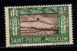 Saint-Pierre-et-Miquelon 1932 Yv. 156 Neuf * MH 80% Phare, 3 F - Ungebraucht