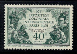 Saint-Pierre-et-Miquelon 1931 Yv. 132 Neuf * MH 100% Exposition Coloniale De Paris - Unused Stamps