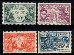 Saint-Pierre-et-Miquelon 1931 Yv. 132-135 Neuf * MH 100% Exposition Coloniale De Paris - Unused Stamps