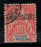 Saint-Pierre-et-Miquelon 1901 Yv. 2 Oblitéré 100% Colis Postaux 10 C - Used Stamps