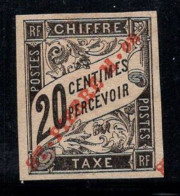 Saint-Pierre-et-Miquelon 1893 Yv. 4 Neuf * MH 100% 20 C Timbre-taxe - Strafport