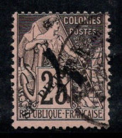 Saint-Pierre-et-Miquelon 1892 Yv. 47 Oblitéré 100% 4 Sur 25 C Surimprimé - Used Stamps