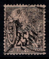 Saint-Pierre-et-Miquelon 1891 Yv. 42 Oblitéré 100% Surimprimé 4 C Sur 25 - Used Stamps