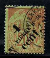Saint-Pierre-et-Miquelon 1891 Yv. 41 Oblitéré 100% 4 C Sur 20 - Oblitérés