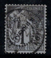 Saint-Pierre-et-Miquelon 1891 Yv. 18 Oblitéré 100% 1 C Surimprimé - Used Stamps