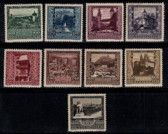 Autriche 1923 Mi. 433-441 Neuf * MH 80% Vues, Paysages - Nuovi