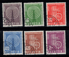 Suisse 1958 Mi. 1-6 Oblitéré 100% Organisations, UIT - Used Stamps