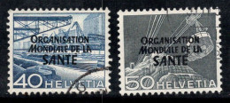 Suisse 1948 Mi. 13-14 Oblitéré 100% Organisations, OMS - Oblitérés