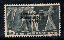 Suisse 1948 Mi. 24 Oblitéré 100% Organisations, OMS, OMS - Usati